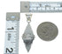 Sterling Silver Multicolor Native American Village Design Pendant MX64320